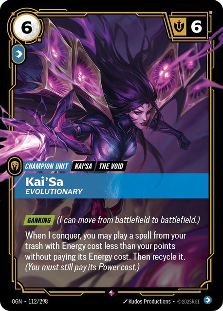 Kai'Sa, Evolutionary art