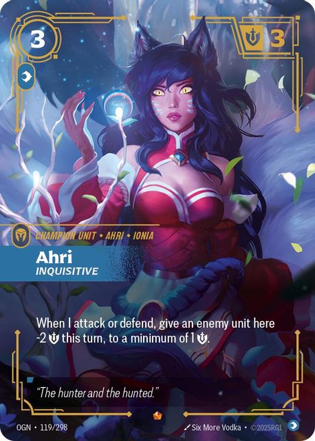 Ahri, Inquisitive art