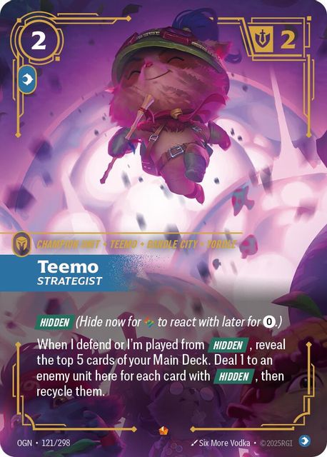 Teemo, Strategist art