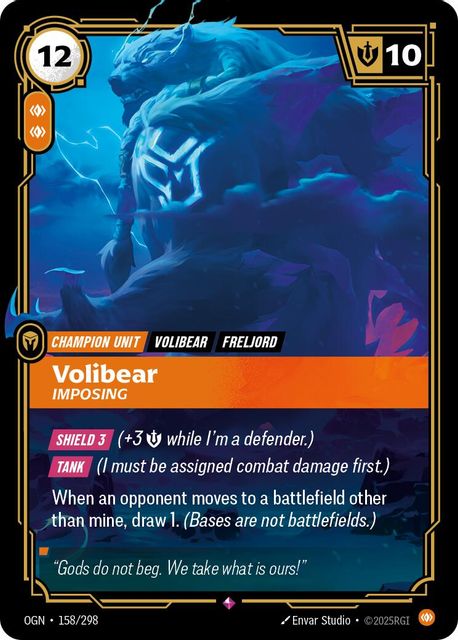 Volibear, Imposing art