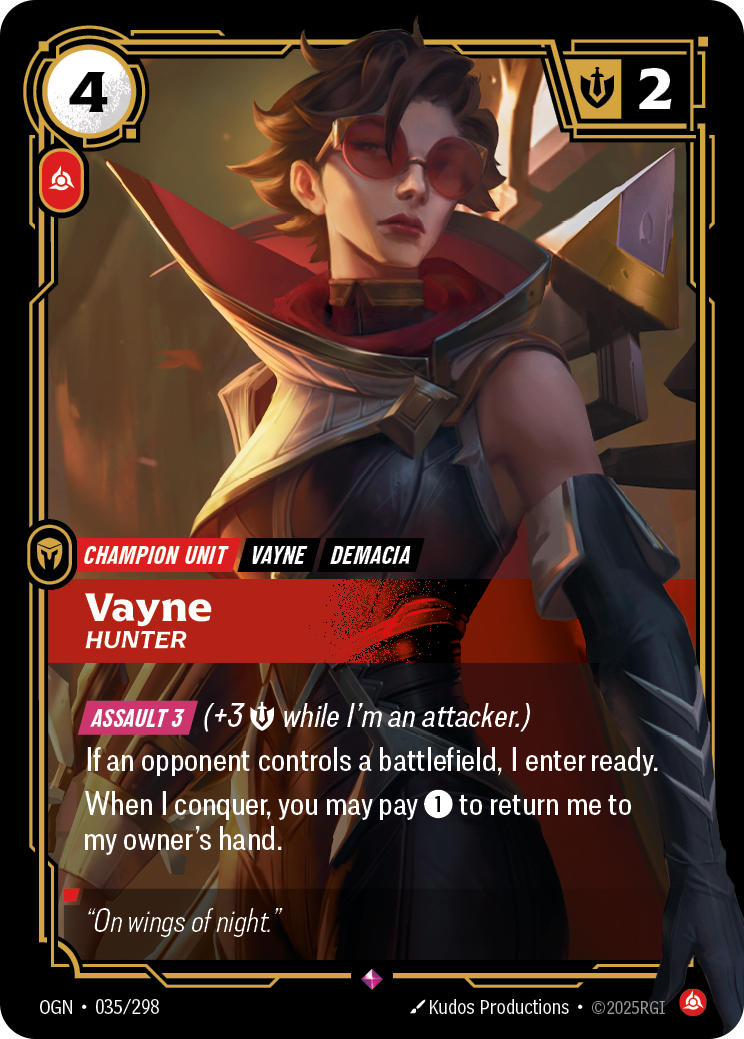 Vayne, Hunter