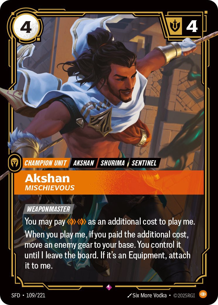 Akshan, Mischievous