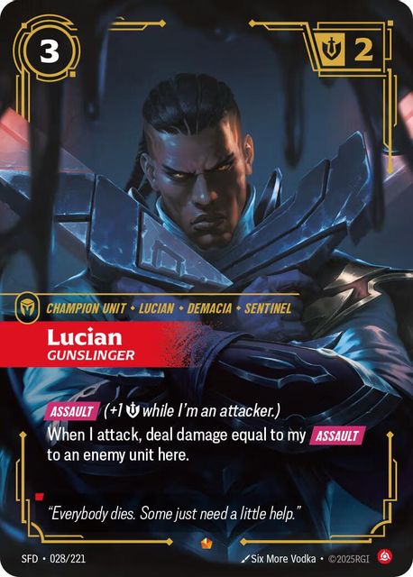 Lucian, Gunslinger art