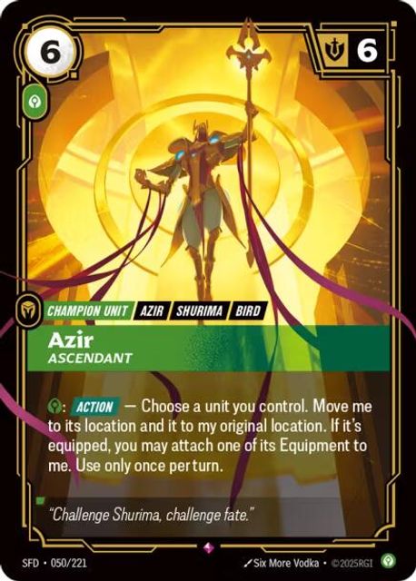 Azir, Ascendant art