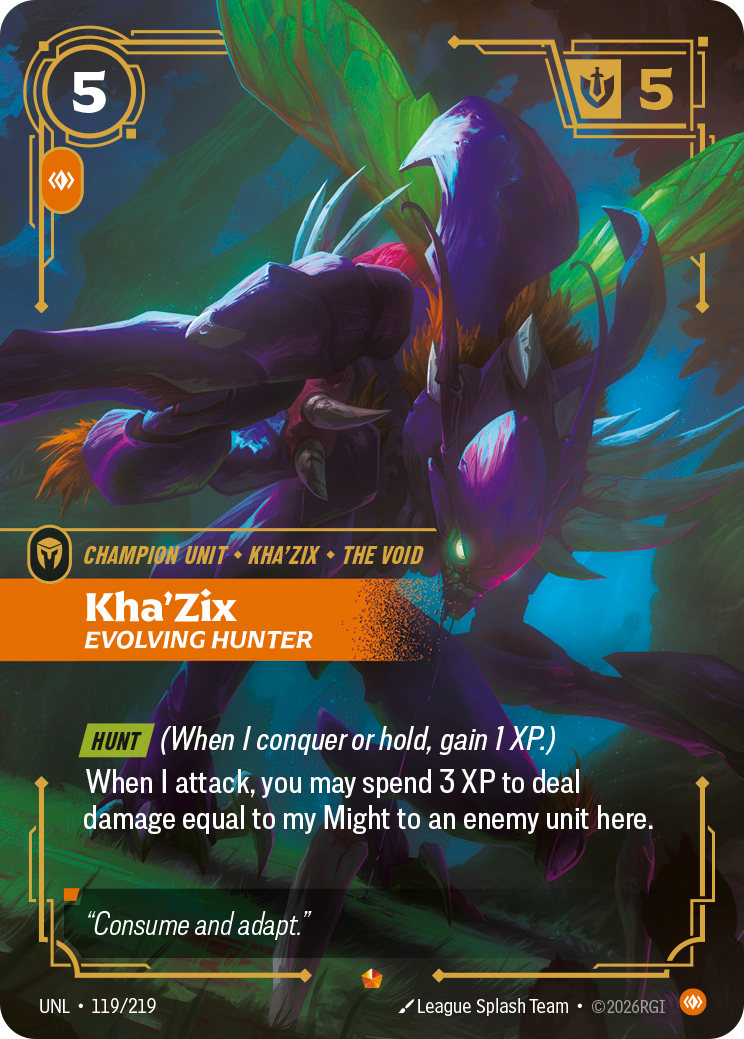 Kha'Zix, Evolving Hunter art