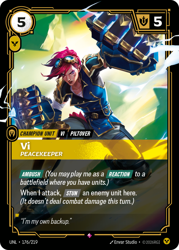 Vi, Peacekeeper art