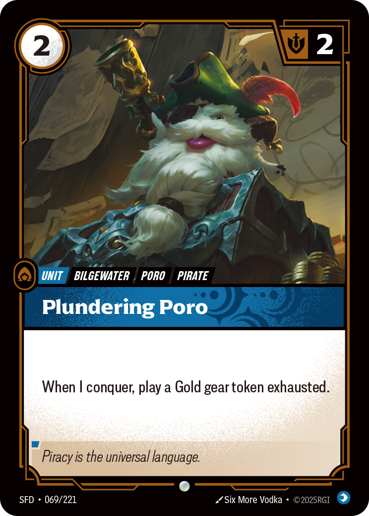 Plundering Poro (Overnumbered)