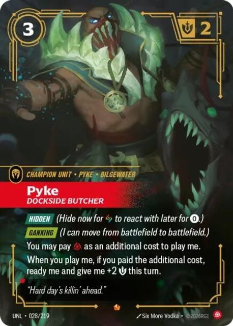 Pyke, Dockside Butcher art