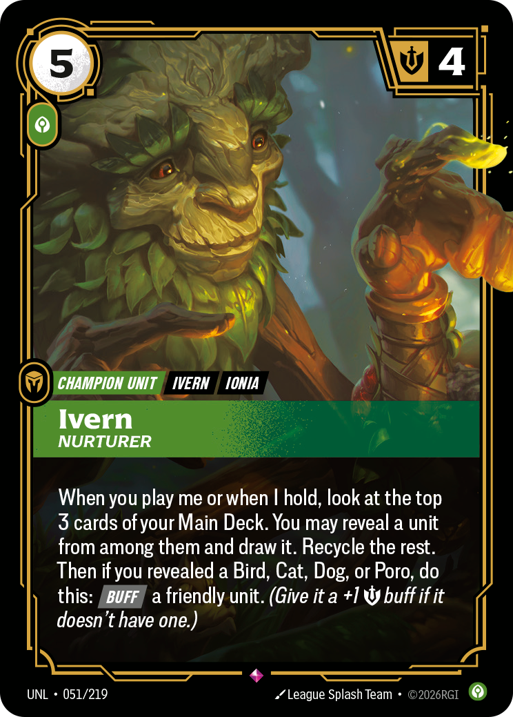 Ivern, Nurturer art