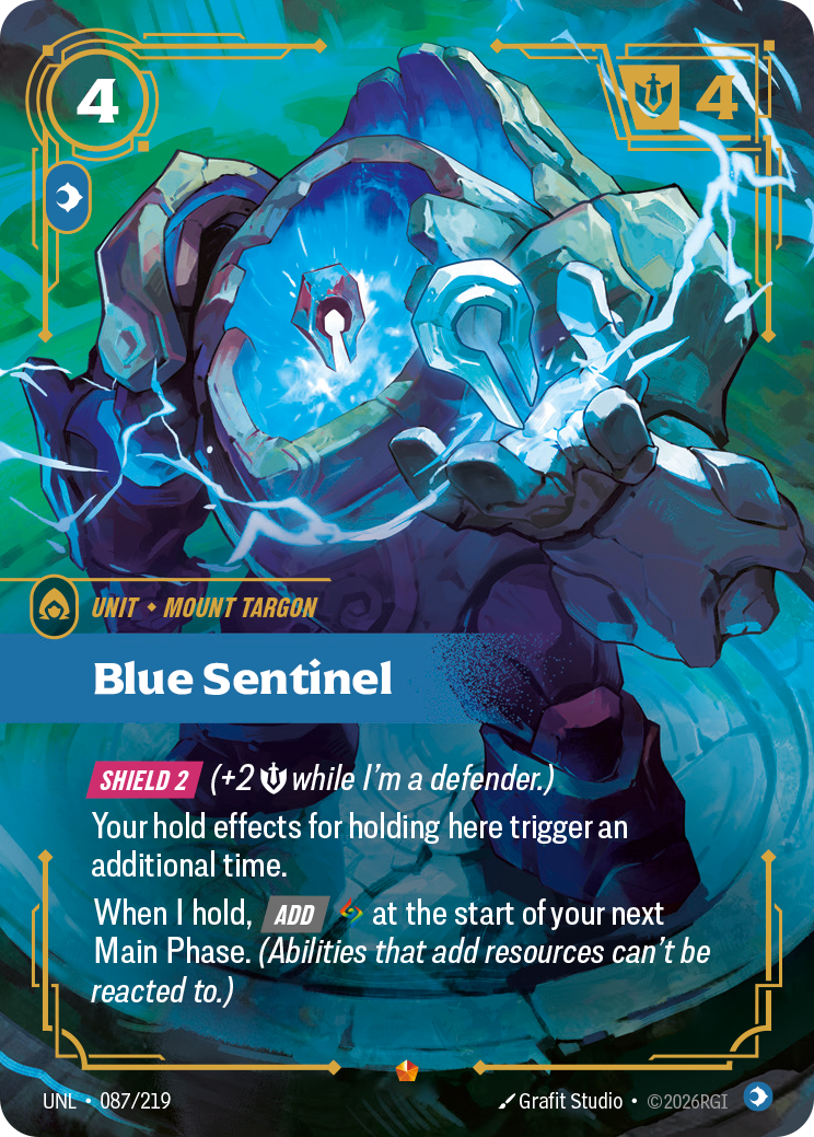 Blue Sentinel (Alternate Art)