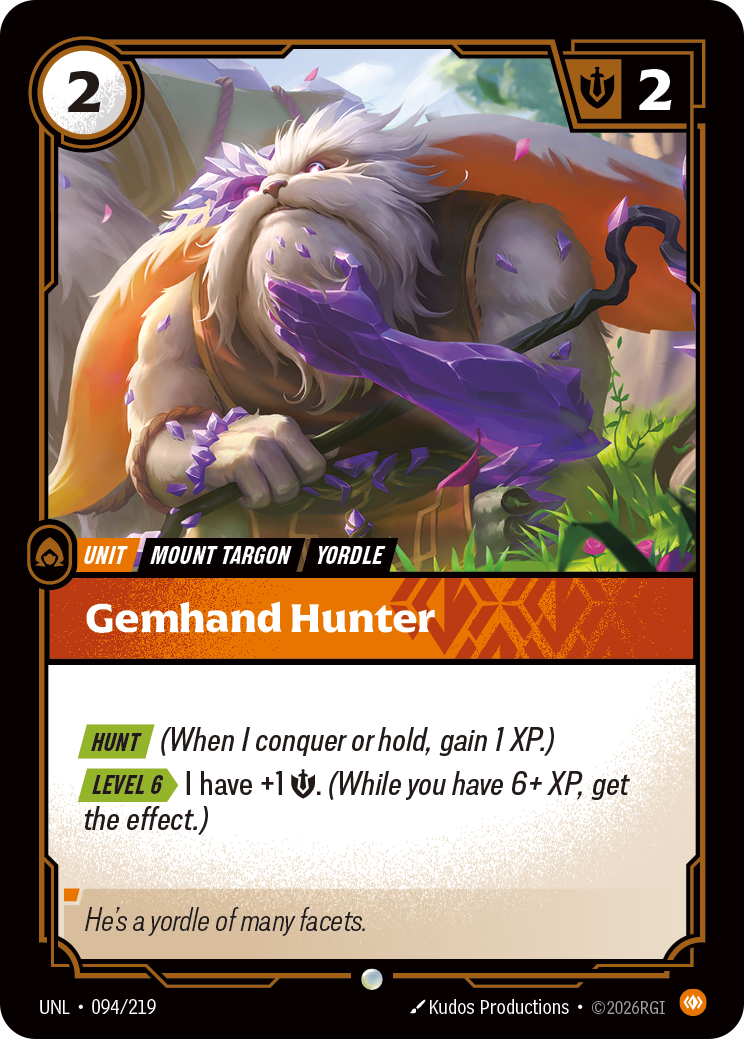 Gemhand Hunter